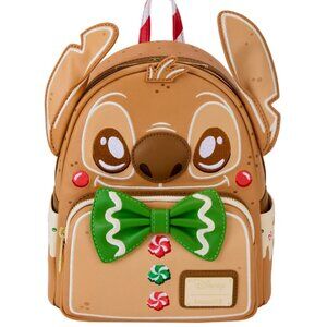 DISNEY Lilo & Stitch GINGERBREAD STITCH COSPLAY MINI BACKPACK Loungefly